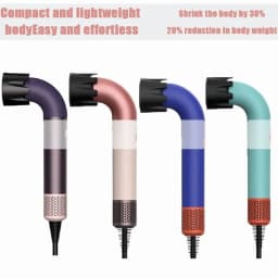 Hair Dryer, 1400W High Power, Quick Drying, Lightweight Body, Low Noise, Comes With Multiple Types of Air Nozzles. Hairdryer