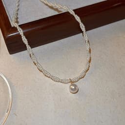 2026 Trendy Double-layer Imitation Pearl Bead Necklace Elegant Accessories For Womens Sexy Collarbone Chain Light Luxury Jewelry