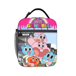 The Amazing World of Gumballs Insulated Lunch Bags for Men Women Food Container Portable Thermal Cooler Lunch Boxes For Work