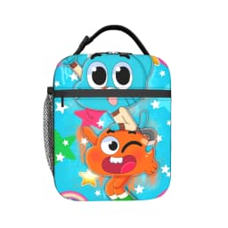 The Amazing World of Gumballs Insulated Lunch Bags for Men Women Food Container Portable Thermal Cooler Lunch Boxes For Work