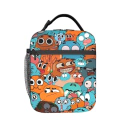 The Amazing World of Gumballs Insulated Lunch Bags for Men Women Food Container Portable Thermal Cooler Lunch Boxes For Work