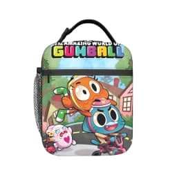 The Amazing World of Gumballs Insulated Lunch Bags for Men Women Food Container Portable Thermal Cooler Lunch Boxes For Work