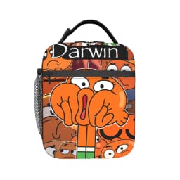The Amazing World of Gumballs Insulated Lunch Bags for Men Women Food Container Portable Thermal Cooler Lunch Boxes For Work