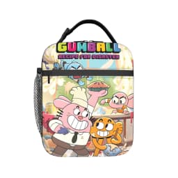 The Amazing World of Gumballs Insulated Lunch Bags for Men Women Food Container Portable Thermal Cooler Lunch Boxes For Work