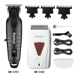 Kemei Hair Clipper Kit for Men Electric Shaver Hair Trimmer Professional Cutting Machine KM-2296 KM-3382 KM-2293 Hair Clipper