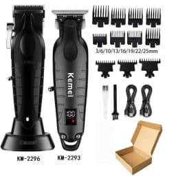 Kemei Hair Clipper Kit for Men Electric Shaver Hair Trimmer Professional Cutting Machine KM-2296 KM-3382 KM-2293 Hair Clipper