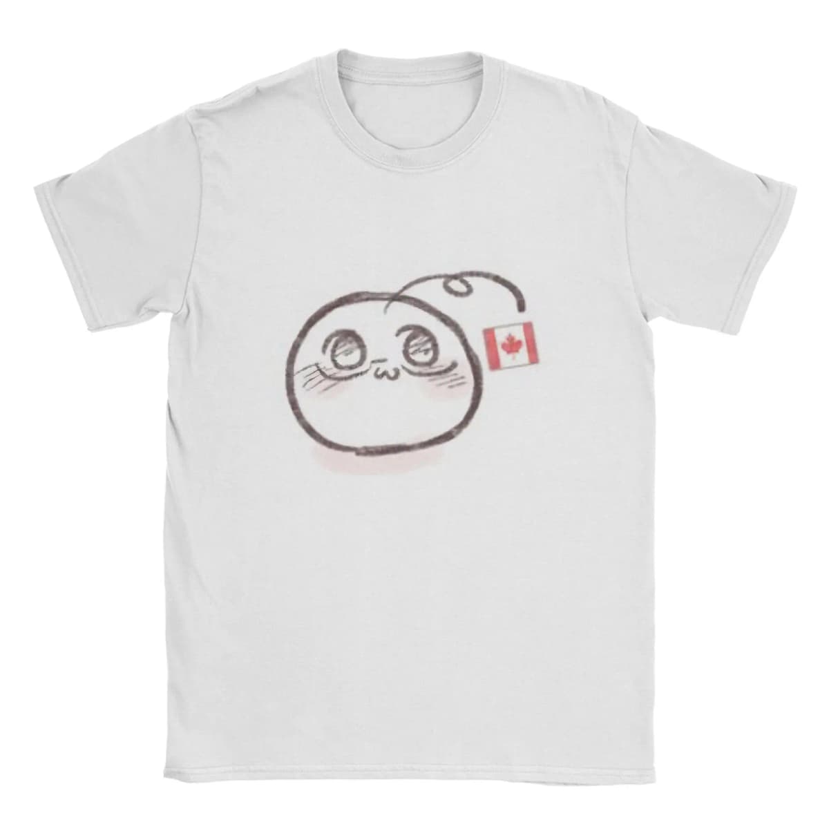 Couple T Shirt Hetalia Canada Mochi T Shirts Hipster Summer Tee Shirt Aesthetic Pure Cotton Clothes Plus Size