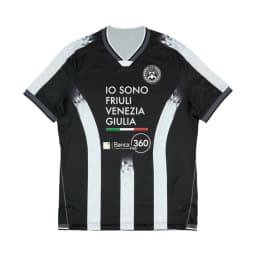 Black & White Vertical Striped Soccer Shirt & Shorts Set Udinese Home Adult Kids Athleisure Set Summer Breathable Quick-drying