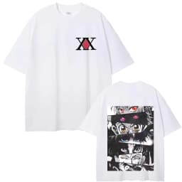Anime Hunter X Hunter Eyes Graphic Printed T-shirt Men's and Women's T-shirt Men's Top Sports T-shirt 2026 Summer New Tee