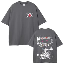 Anime Hunter X Hunter Eyes Graphic Printed T-shirt Men's and Women's T-shirt Men's Top Sports T-shirt 2026 Summer New Tee