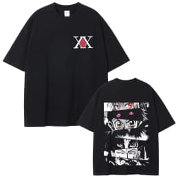 Anime Hunter X Hunter Eyes Graphic Printed T-shirt Men's and Women's T-shirt Men's Top Sports T-shirt 2026 Summer New Tee
