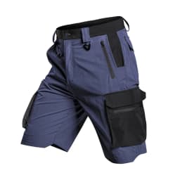 Fishing Multi-Pocket Cargo Shorts Men Wear-Resistant Tactical Pant Summer Thin Waterproof Quick Dry Outdoor Training Work Shorts