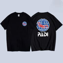 CMAS World Underwater Association PADI Diving Instructor Association T-shirt Men's Clothing and Women's 2026 Summer New T Shirt