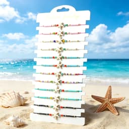 Noter New Bohemian Women String Bracelet Cute Starfish Conch Fish Marine Animals Charm Braslet Beach Vacation Jewelry Versatile