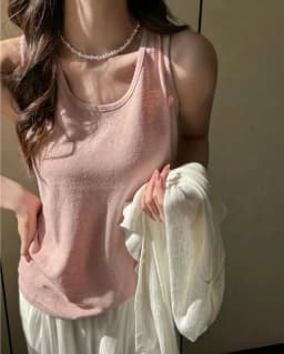 Female New Korean Loose Camisole Soft Summer All-Match Tank Top Casual Bottom Sleeveless Streetwear Sport Breathable Outerwear