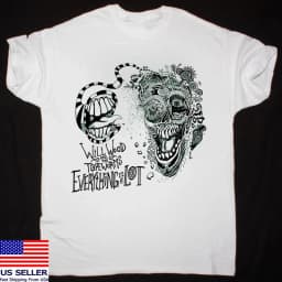Everything Is A Lot "Will Wood and The Tapeworms T-shirt Made of Pure Cotton with Printed Patterns