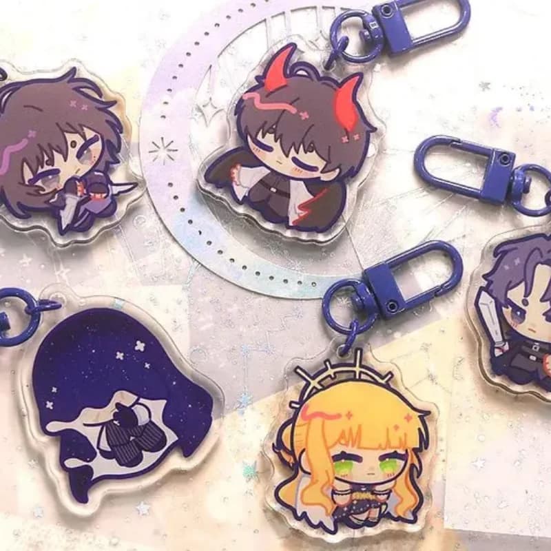 ORV Character Acrylic Keychains - Customizable Collectible Key Ring