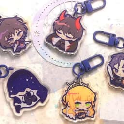 ORV Character Acrylic Keychains - Customizable Collectible Key Ring