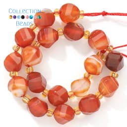 Natural Stone Beads 6 8 10mm Faceted Red Agate Carnelian Round Loose Beads for Jewelry Making Diy Bracelets Beading Accessory