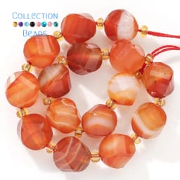 Natural Stone Beads 6 8 10mm Faceted Red Agate Carnelian Round Loose Beads for Jewelry Making Diy Bracelets Beading Accessory