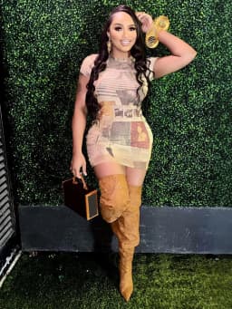 SIsterlinda Newspaper Print Chic Sexy Dress Woman Fashion O-Neck Short Sleeve Skinny Peach Buttocks Midnight Club Party Bodycon