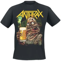 2026 Anthrax T-Shirt Men Women Metal Rock Band Graphic Tee 100% Cotton Summer Streetwear Top