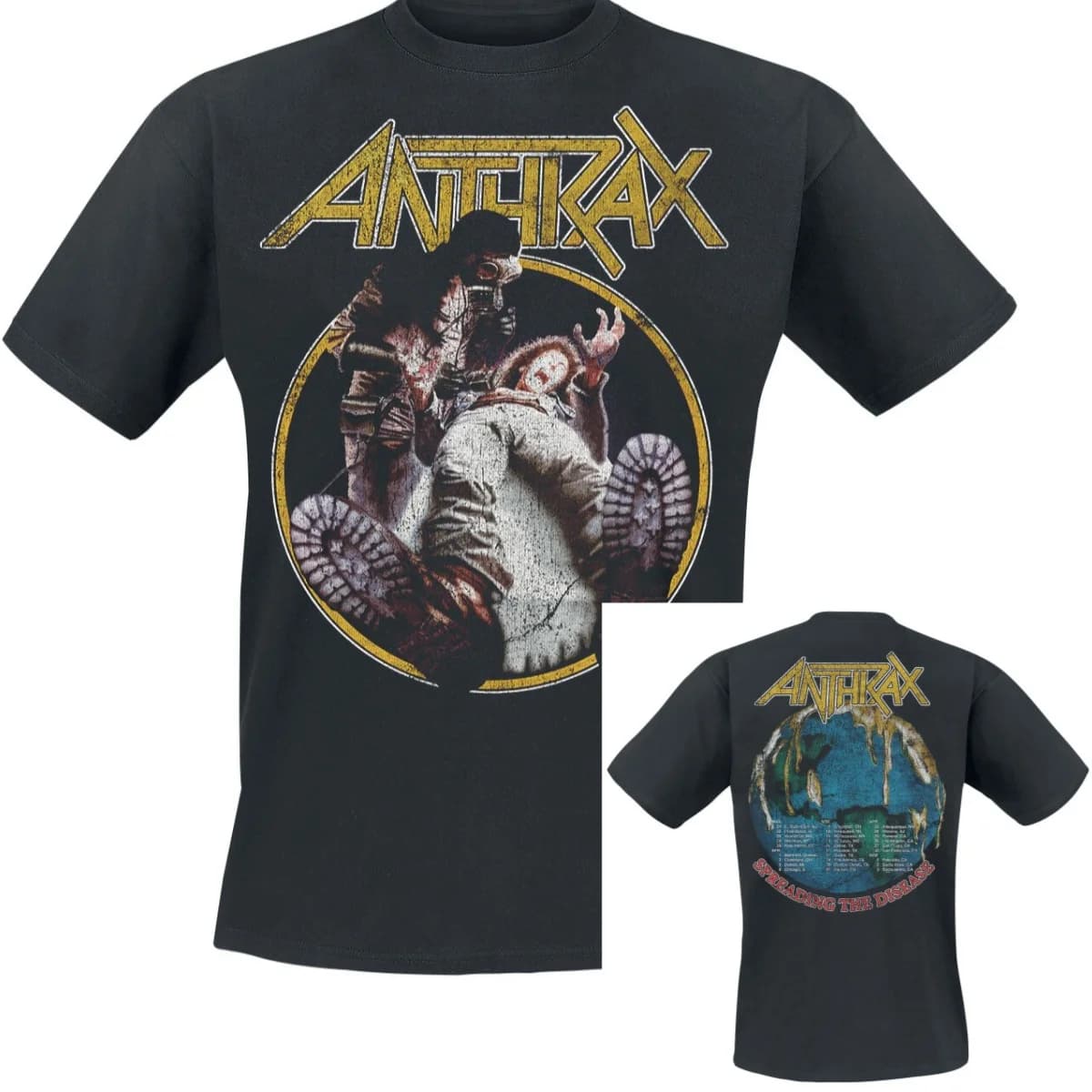 2026 Anthrax T-Shirt Men Women Metal Rock Band Graphic Tee 100% Cotton Summer Streetwear Top