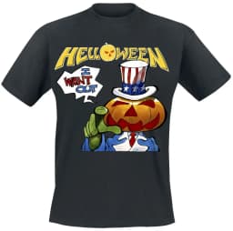 I Want Out Helloween T-Shirt Men Women Vintage Metal Rock Band Graphic Tee 100% Cotton Summer Streetwear Top