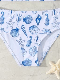 Tween Girl's Two Piece Bikini Swimsuit Sets Floral And Plaid Cute Casual Kids Girl Swimwear for 8-12Y Bathing Suit Beach Wear