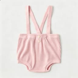 Cute Infant Clothing Set Cotton White Baby Bodysuit Suspender Shorts Spring Knitted Cardigan Toddler Clothing