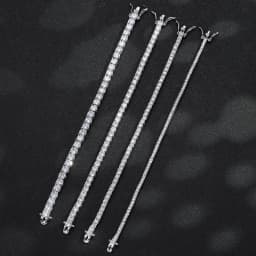 D VVS1 Moissanite Tennis Necklace For Women Top Quality 100% 925 Sterling Silver Sparkling Party Fine Jewelry