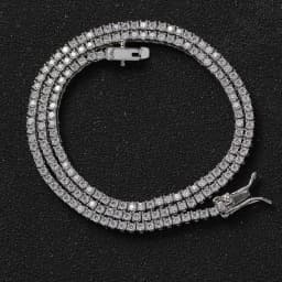 D VVS1 Moissanite Tennis Necklace For Women Top Quality 100% 925 Sterling Silver Sparkling Party Fine Jewelry