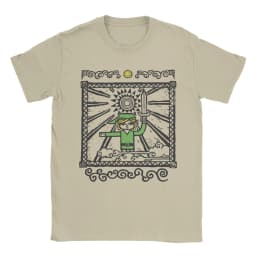 Zeldas T-Shirt Men Vintage Game Vintage 100% Cotton Tee Shirt Round Collar Short Sleeve T Shirt Gift Idea Tops