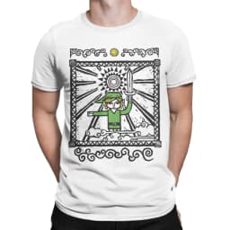 Zeldas T-Shirt Men Vintage Game Vintage 100% Cotton Tee Shirt Round Collar Short Sleeve T Shirt Gift Idea Tops