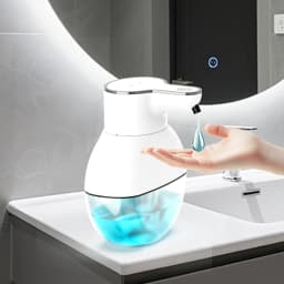 USB Charging 400ml Automatic Foaming Soap Dispenser with Infrared Sensor Electric Touchless Wall Mount for Household Outdoor Use