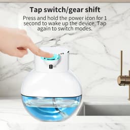 USB Charging 400ml Automatic Foaming Soap Dispenser with Infrared Sensor Electric Touchless Wall Mount for Household Outdoor Use