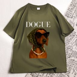 Funny Dachshund Dogue T-Shirt Women Sassy Weiner Dog Mom T Shirt Casual Round Neck Printed Doxie Tshirt Streetwear