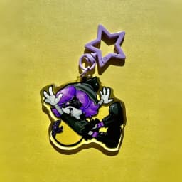 Murder Drones Keychain Set - Uzi N V Chibi Acrylic Charms - Sci-Fi Anime Fan Art Gift - Worker Drone Pendant for Backpack