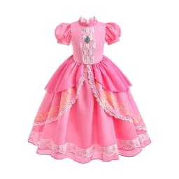 2026 Movie Off Shoulder Big Swing Skirt Princess Galaxy Dress up Rosalina Cosplay Outfit Children Plumber Bros Girl Costume Gown