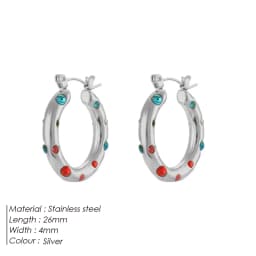 Luxury Pearl Hoop Earrings Minimalist 18K Gold Plated Pearl Charms Earrings for Girls Trendy Anniversary Birthday Jewelry Gift