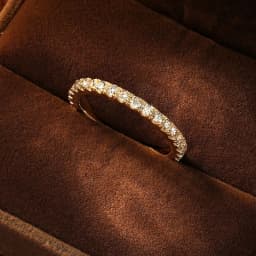 Rrjzz 2MM D-Color Full Moissanite Stackable Eternity Weedding Rings Sparlking Women Engagement Promise Ring GRA Jewelry Gifts