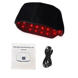 660nm 850nm Near Infrared LED Red Light Therapy Hat Device for Hair Growth Cap Prevant Loss Head Relaxation Relief Scalp