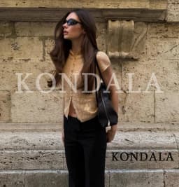 KONDALA Women Summer Elegant Hollow Knit Vest High Street Holiday Leisure Vest New 2026 Trendy Beach Party Chic Ladies Slim Vest
