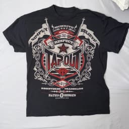Vintage Y2K Tapout T Shirt Men Women Summer Graphic Print T-shirt USA Y2K 90s Tee Fashion Gothic Streetwear Summer Tee Tops