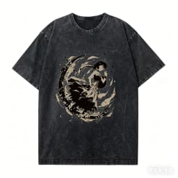 Wonderful Everyday Down the Rabbit-Hole Washed T-shirt personality Clothes New Model Anime T-shirt Year round clothing Oversized