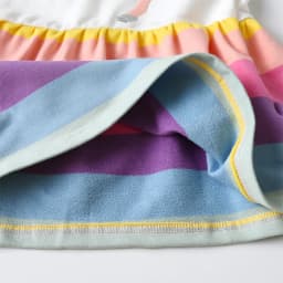 VIKITA Girls Unicorn Hoodies Dress Kids Rainbow Striped Soft Cotton Comfortable Casual Straight Ruffle Spring Autumn Casual Wear