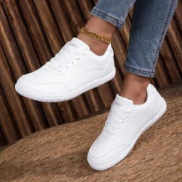 Women's Shoes Wide toe box shoes Lightweight Casual Walking Shoes White Lace-up Sneakers Plus Size Platform Vulcanized Shoe