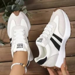 Women's Retro Sneakers Casual Running Shoes Fashion Walking Shoes Lightweight Athletic Tennis Shoes for Ladies
