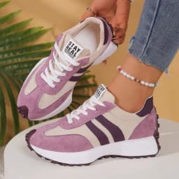 Women's Retro Sneakers Casual Running Shoes Fashion Walking Shoes Lightweight Athletic Tennis Shoes for Ladies