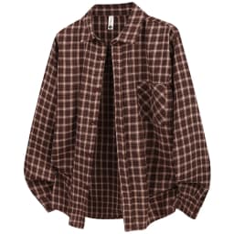 2026 Spring And Autumn New Loose Plaid Shirt Men’s Long Sleeve Button Shirt Casual Flannel Shirt Street Style Top